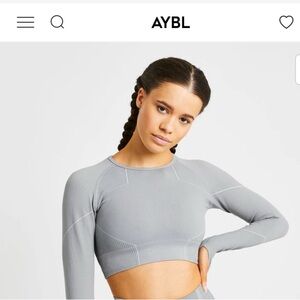 NEW with tags AYBL Women's Gray Crop Top